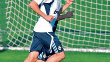 Kaká se entrenó ayer en Madrid.
