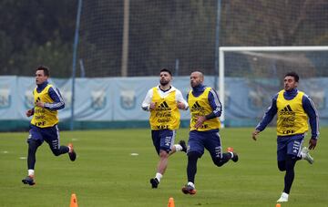 Buenos Aires 17 Mayo 2018, Argentina
Preparativos de la seleccion Argentina en el Predio de la AFA en Ezeiza, donde estÃ¡n 

Foto Ortiz Gustavo
