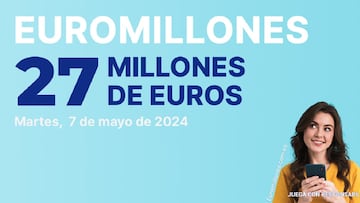 Euromillones: comprobar los resultados del sorteo de hoy, martes 7 de mayo
