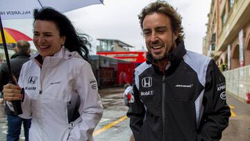 Fernando Alonso en Mónaco.