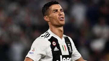 Cristiano Ronaldo, en un encuentro con la Juventus.