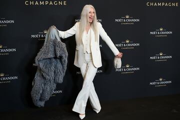 Pino Montesdeoca posa en el photocall de la fiesta navideña de Moët & Chandon.  
 
