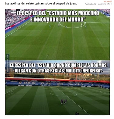 El techo del Bernabéu, protagonista de los memes de Primera