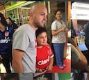 Plantel de la U. de Chile visitó a niños de la Teletón