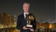 Haaland gana el Balón de Oro noruego