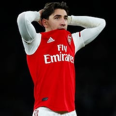 Bellerín se lesiona en el calentamiento ante el West Ham