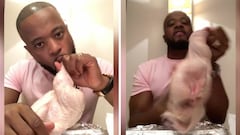 El desagradable video de Evra y un pavo del día acción de gracias