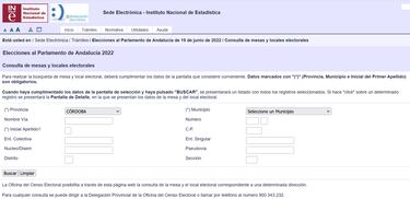 Dónde votar en Córdoba | ¿Qué colegio me toca en las elecciones y cómo saber mi mesa electoral?