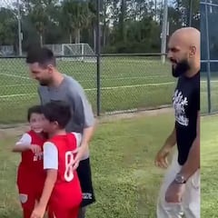 Watch Messi’s bodyguard appear out of nowhere in viral video