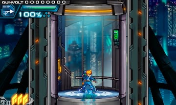 Captura de pantalla - Azure Striker Gunvolt (3DS)