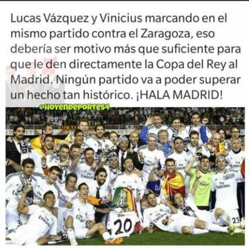 Los mejores memes de la victoria del Real Madrid en Copa