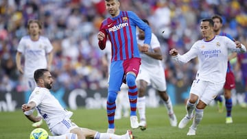 Carvajal, Piqu&eacute; y Lucas V&aacute;zquez, canteranos de Real Madrid y Barcelona.