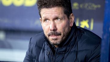 Simeone, en el Cádiz-Atlético