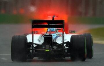 Felipe Massa durante la sesión de calificación.