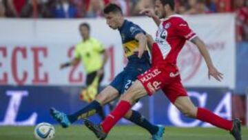 Jonathan Calleri, que lleva nueve goles con Boca Juniors esta temporada, es uno de los j&oacute;venes que m&aacute;s est&aacute; brillando en el f&uacute;tbol argentino.