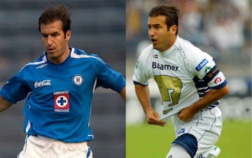 El 'Capi' debutó con los Pumas en 1996, fue bicampeón y se mantuvo en la institución por 10 años. Con Cruz Azul jugó de 2007 a 2009. 