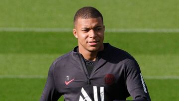 Mbappé, la gran referencia del PSG, no estará frente al Madrid por lesión.