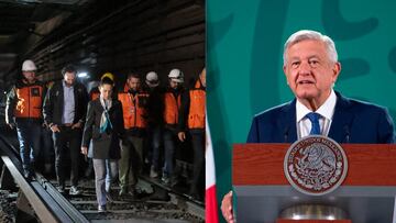 Línea 3 del Metro CDMX: AMLO externa su respaldo a Claudia Sheinbaum, tras choque de trenes