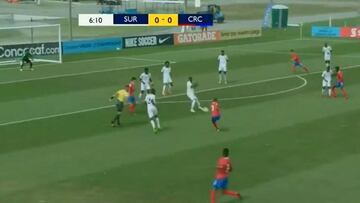 Así golea Geancarlo Castro, la joya Sub-17 que ilusiona a Costa Rica