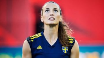 Kosovare Asllani, la '9' de la Selección de Suecia