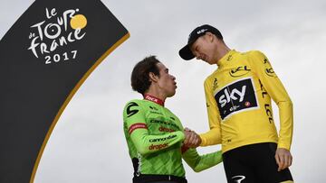 La labia de Rigo para invitar a Froome y Contador a Colombia