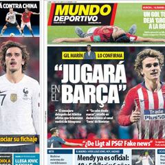 Portadas de Barcelona: tic, tac, Griezmann