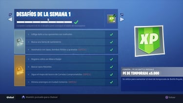 Fortnite Battle Royale: Todos los desafíos de la Temporada 5