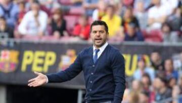 Cosmin Contra, durante el partido del Camp Nou,