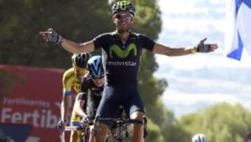 Alejandro Valverde vence por delante de Froome y Contador.