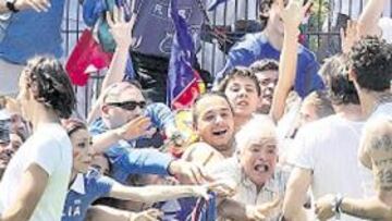 <b>EUFORIA. </b>Italia, ya en semifinales, ha desatado la ilusión entre sus aficionados.