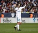 Málaga-Real Madrid en imágenes