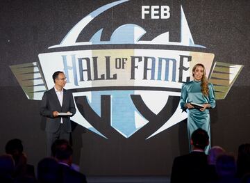 Los presentadores de la Gala, Pacojó y Marta Fernández.