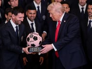 El presidente de Estados Unidos aprovechó la visita de Inter Miami a la Casa Blanca como campeón actual de MLS y llenó de elogios al campeón del mundo con Argentina.