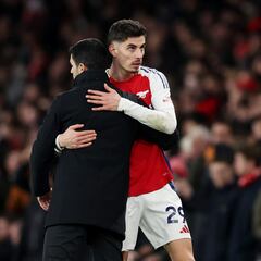 Havertz alza la mano con el Arsenal