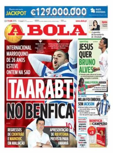 Portadas de la prensa deportiva