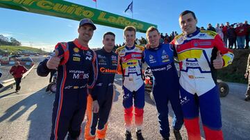 Pleno de campeones y público en la fiesta de Dani Sordo