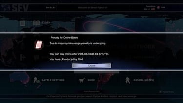 Capcom endurece las sanciones por ragequits en Street Fighter V