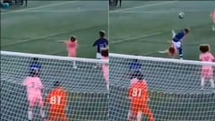 El golazo de chilena de Mateo Messi que está rompiendo las redes