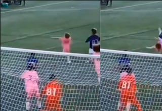 El golazo de chilena de Mateo Messi que esta rompiendo las redes