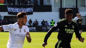 Ceuta - Real Madrid Castilla. Photo: María García