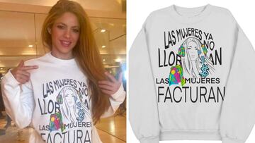 Shakira: cuánto cuesta y cómo comprar la sudadera de ‘Las mujeres facturan’ desde México