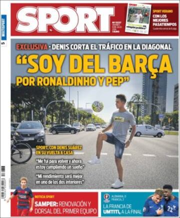 Portadas de la prensa mundial