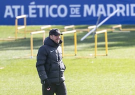 Simeone: “No puedo sintetizar lo que siento por el Atlético”