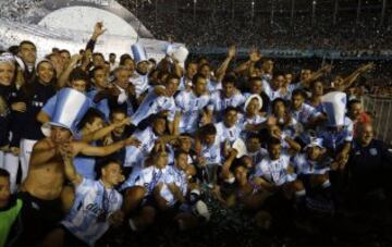 Celebración del equipo.


