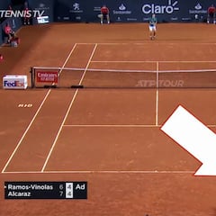 El futuro del tenis español ya está aquí: el puntazo de Alcaraz (16 años) a Ramos