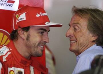 Di Montezemolo con Alonso.