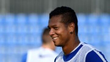 Fredy Guarín en la práctica matutina del viernes