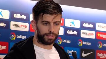 Piqué, irónico: "Por mucho que queramos tirar competiciones, nuestro ADN no nos lo permite"