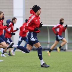 Suave sesión de trabajo a dos días de visitar al Valladolid