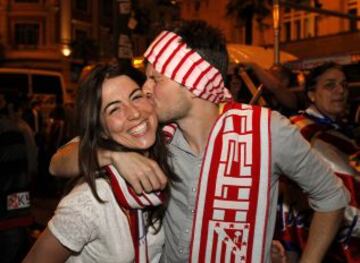 La celebración en la plaza de Neptuno